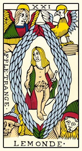 21 - Le monde - tarot